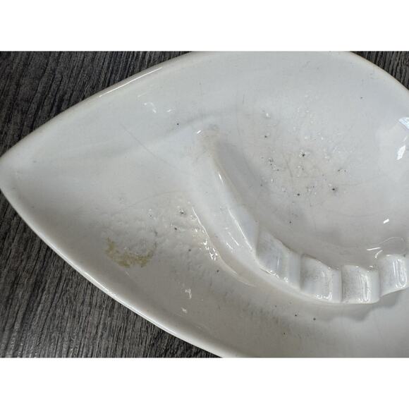 Royal Haeger Ashtray (Lot 2) Teardrop Gold Tweed 179 & 165 Atomic Retro MCM - Picture 13 of 16